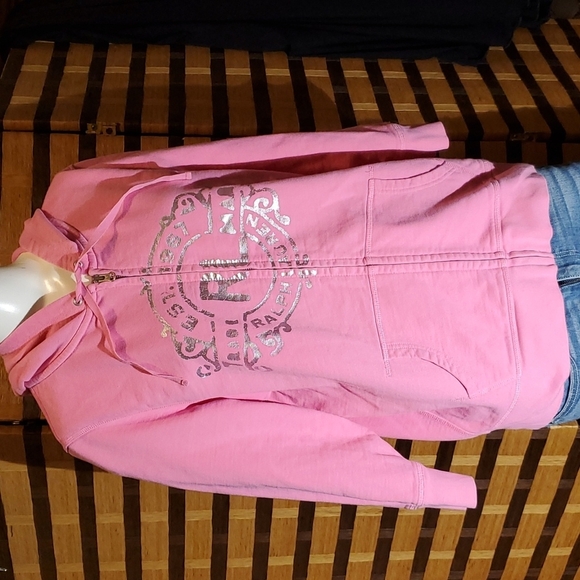 Polo RL jeans silver foil zip up - Picture 1 of 8